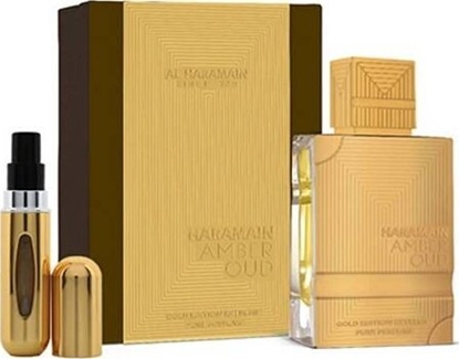 Attēls no Al Haramain AL HARAMAIN AMBER OUD EDP/S 200ML + TRAVEL ATOMIZER