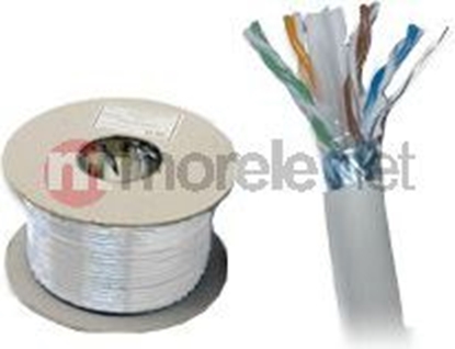Attēls no Alantec Kabel U/UTP kat.6 PVC Eca 4x2x24AWG 500m 25 lat gwarancji, badanie jakoci laboratorium (KIU6PVC500)