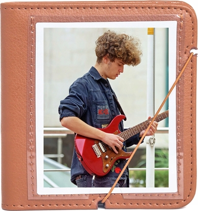 Изображение Album Na 28 Zdj Do Fuji Instax Wide 400 Square Polaroid 600 Sx70 Now / Brzowy