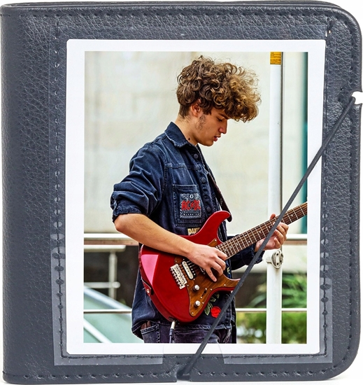 Изображение Album Na 28 Zdj Do Fuji Instax Wide 400 Square Polaroid 600 Sx70 Now / Czarny