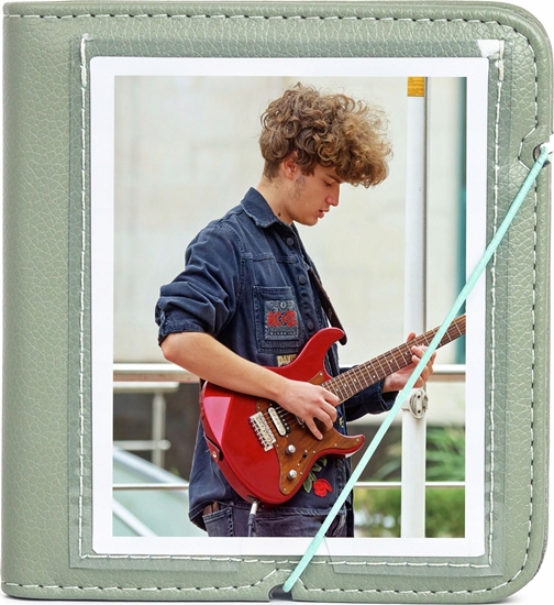 Изображение Album Na 28 Zdj Do Fuji Instax Wide 400 Square Polaroid 600 Sx70 Now / Zielony