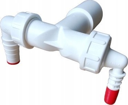 Picture of ALCADRAIN Podwójne kolano DN40/32 / 823 z zaworem zwrotnym- P156Z