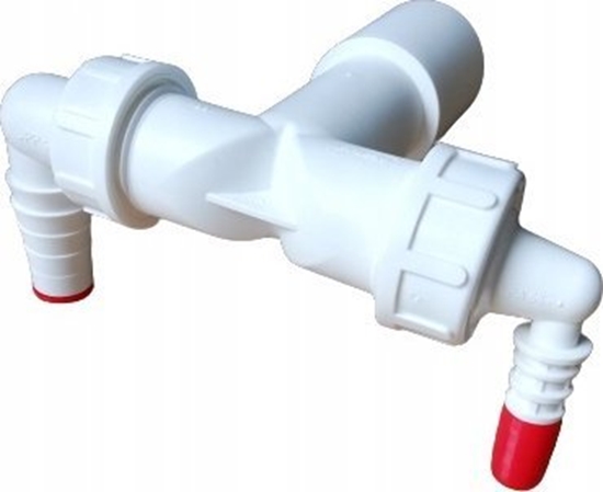 Picture of ALCADRAIN Podwójne kolano DN40/32 / 823 z zaworem zwrotnym- P156Z