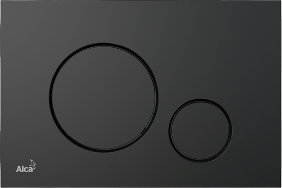 Picture of ALCADRAIN THIN - Przycisk sterujcy do systemów podtynkowych, czarny-mat