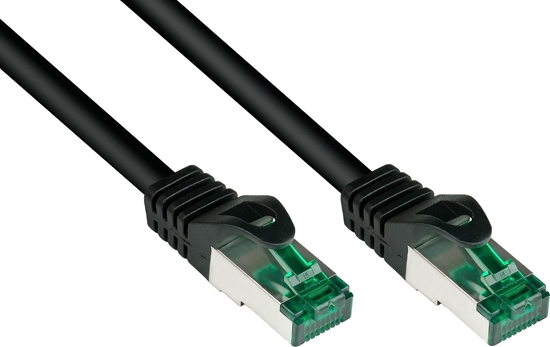 Изображение Alcasa 8062-H400S kabel sieciowy Czarny 40 m Cat6a S/FTP (S-STP)