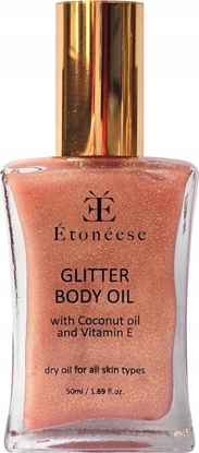 Изображение Alkotest ETONEESE_Suchy olejek do ciaa ze zotymi drobinkami Glow Rose 100ml