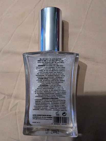 Изображение Alkotest ETONEESE_Suchy olejek do ciaa ze zotymi drobinkami Mild 100ml