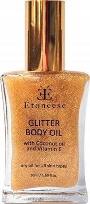 Изображение Alkotest ETONEESE_Suchy olejek do ciaa ze zotymi drobinkami Tan 100ml