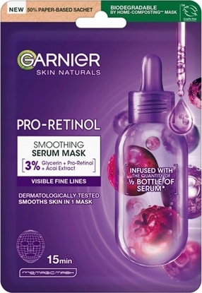 Изображение Alkotest GARNIER_Skin Naturals Pro-Retinol maska do twarzy 22g