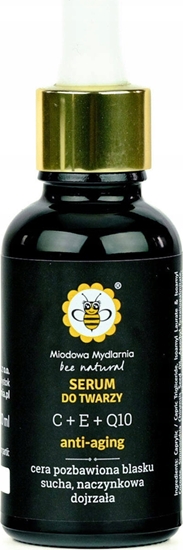 Изображение Alkotest MIODOWA MYDLARNIA_Serum do twarzy C+E+Q10 Anti-Aging 30ml