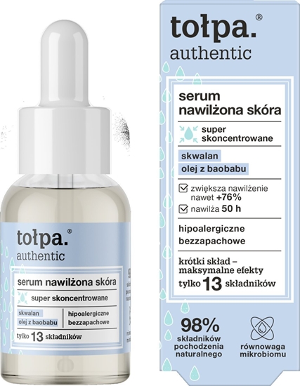 Изображение Alkotest TOPA_Authentic serum nawilajce Skwalan, Olej z Baobabu 30ml