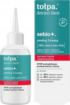 Изображение Alkotest TOPA_Dermo Face Sebio+  peeling do twarzy AHA+LHA+PHA 50ml