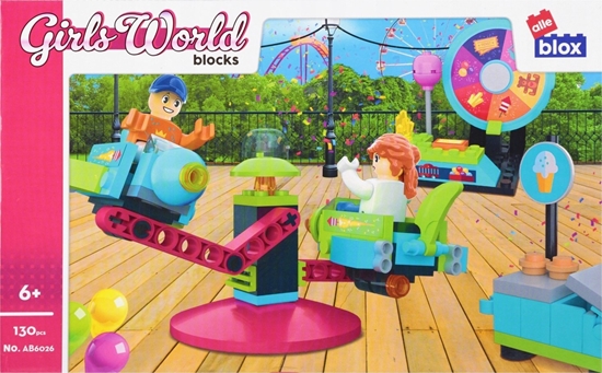Picture of ALLEBLOX KLOCKI KONSTR ALLEBLOX GIRL WES 130EL 27X17X5 16