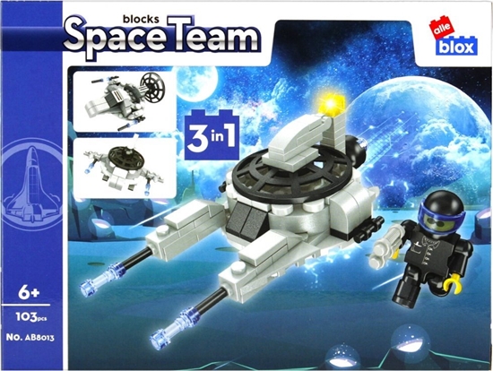 Picture of ALLEBLOX KLOCKI KONSTR ALLEBLOX SPACE 103EL 19X14X5 PUD1