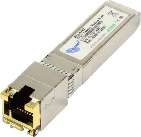 Picture of Allnet ALLNET Switch Modul ALL4767 SFP+(Mini-GBIC), 10Gbit, RJ45(TP), uncodiert