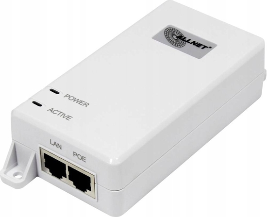 Picture of Allnet Z ALLNET PoE Injektor Gigabit PoE & PoE+ (15,4W/30W) / Kunststoffgehäuse / ALL0488v6