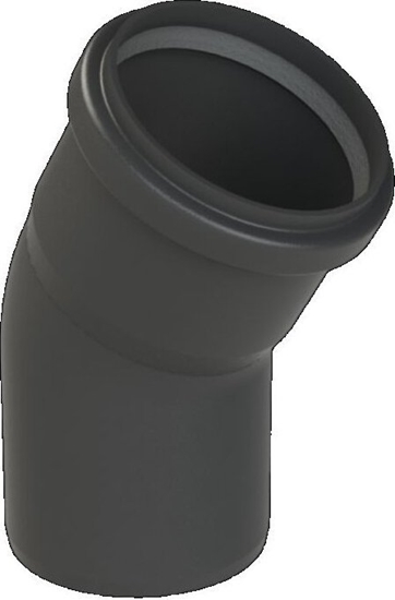 Picture of Almeva STARR Kolano 30° DN80 UV Stabilne Czarne