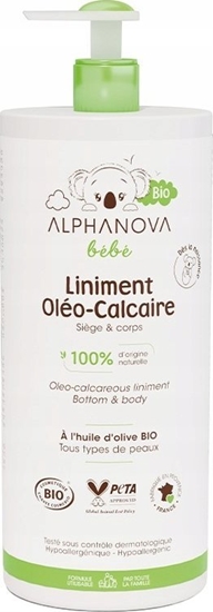 Picture of Alphanova Bebe Alphanova Bebe Bio, Emulsja oczyszczajca z kompleksem pielgnacyjnym do okolic pieluszkowych, 900ml