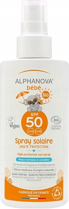 Picture of Alphanova Bebe Alphanova Bebe, Przeciwsoneczny Spray o wysokim filtrze SPF 50 SUN, 125ml