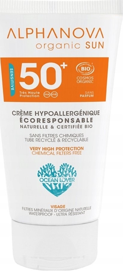 Picture of ALPHANOVA SUN Alphanova Sun, Bio Krem przeciwsoneczny, hipoalergiczny, wodoodporny, filtr SPF50, 50g