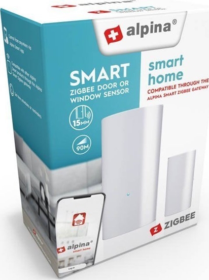 Изображение Alpina - Inteligentny sensor otwarcia okien sie Zigbee