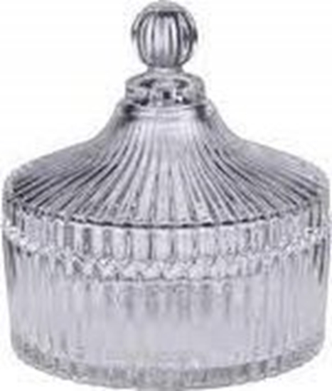 Picture of Alpina Cukiernica Cukierniczka Szklana Pojemna Krysztaowa z Pokrywk ALPINA 500ml