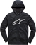 Attēls no Alpinestars Bluza z kapturem ALPINESTARS AGELESS II ZIP HOODIE, Black/White Rozmiar: S