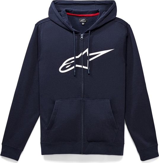 Picture of Alpinestars Bluza z kapturem ALPINESTARS AGELESS II ZIP HOODIE, Nav/White Rozmiar: L