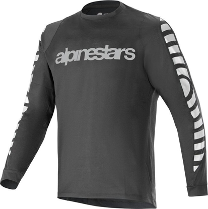 Picture of Alpinestars Koszulka dugi rkaw ALPINESTARS A-DURA DRI OSCAR LS JERSEY, Black Reflective Rozmiar: M
