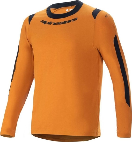 Picture of Alpinestars Koszulka dugi rkaw ALPINESTARS A-DURA DRI WOOL LS JERSEY, Dark Gold Rozmiar: L