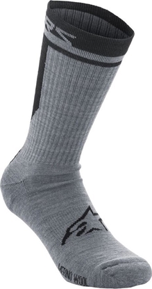 Изображение Alpinestars Skarpetki ALPINESTARS MERINO SOCKS 24, gray black Rozmiar: S