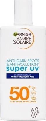 Изображение Ambre Solaire Super UV fluid ochronny do twarzy przeciw przebarwieniom SPF50+ 40ml