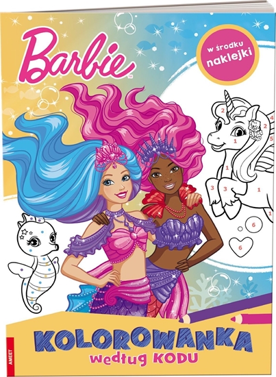 Изображение Ameet Kolorowanka wedug kodu. Barbie Dreamtopia KKO-1401