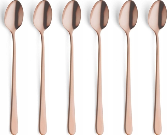 Picture of Amefa Austin 1410 - 6 Iced Teaspoons in trend box - copper
