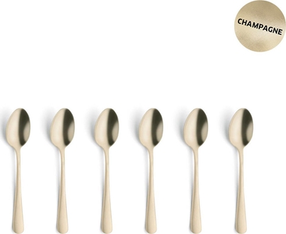Picture of Amefa Austin 1410 - 6 Mocca Spoons in trend box - champagne