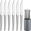 Attēls no Amefa Lou Laguiole -  Steaks Knive- elegant satinfinish -6 stk  & kniv holder