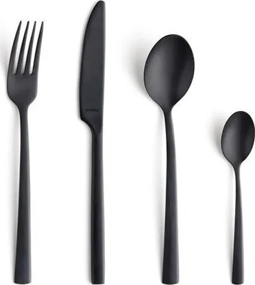 Изображение Amefa Manille 9035 - 16-pc set in vintage box - black-stonewash