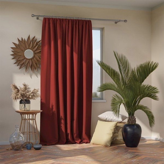 Picture of AmeliaHome Zasona Blackout na tamie Brudny ró 140X270