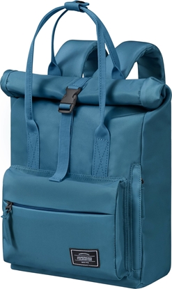 Picture of American Tourister 143779 E612 PLECAK AMERICAN TOURISTER UG16 CITY ROLL-TOP STONE BLUE