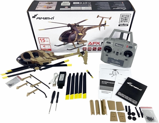 Picture of Amewi AFX MD500E Militär brushless 4-Kanal 325mm Helikopter