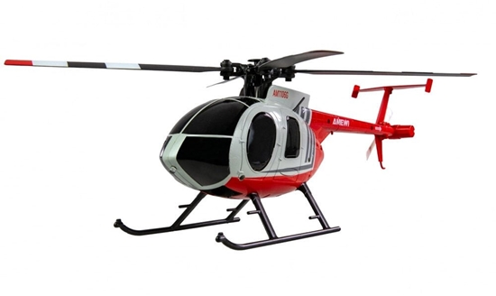 Picture of Amewi RC Helikopter MD500    Li-Po Akku 350mAh silber/rot