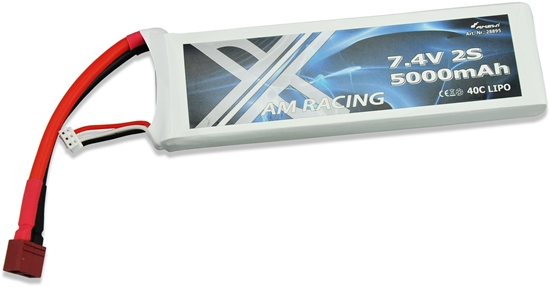 Picture of Amewi Zubehör LiPo Akku 2S  7,4V 5000mAh 40C Softcase DEANS