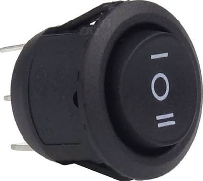 Attēls no AMiO Wcznik czarny okrgy 12/230v bu03