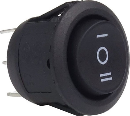 Picture of AMiO Wcznik czarny okrgy 12/230v bu03