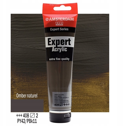 Picture of Amsterdam Expert Series Acrylic Tube 150 ml Raw Umber 408