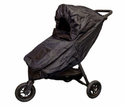 Attēls no Anne & Mikael rain cover, for stroller/canopy stroller, black
