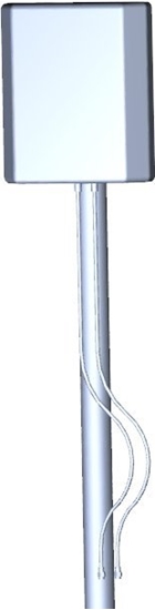 Picture of Antena Allnet ALLNET GSM-Antenne 4dbi MIMO Flat Patch LTE Antenne 2x7m Kabel ALL19103