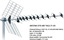 Picture of Antena RTV Iskra Antena DTX-48F Yagi 21-69 Black Black
