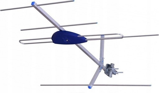 Picture of Antena RTV Opticum Antena telewizyjna Telmor VHF MUX 8 T-URBO-T kanay 6-12, zysk 7-8dBi (FOLIA)