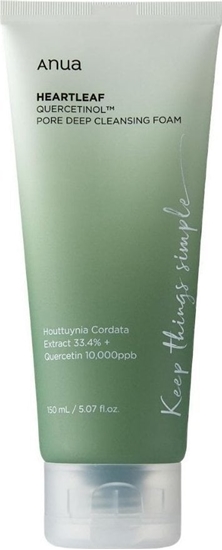 Picture of Anua Heartleaf Quercetinol Oczyszczajca pianka do twarzy 150 ml